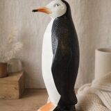 Vintage decorative penguin 31 cm – 1970s Scandinavian style