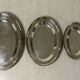 Set of 3 Walker & Hall Sheffield silver plated dishes 1930
