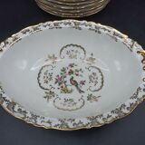 Haviland and SFP dessert service - birds of paradise