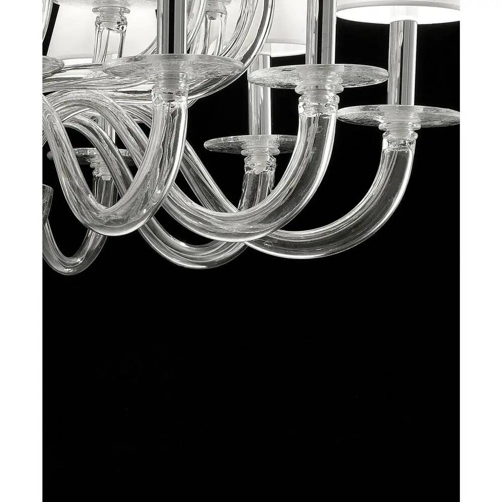 Italian Green Felci Murano Glass Chandelier Green by Simoeng for Simoeng