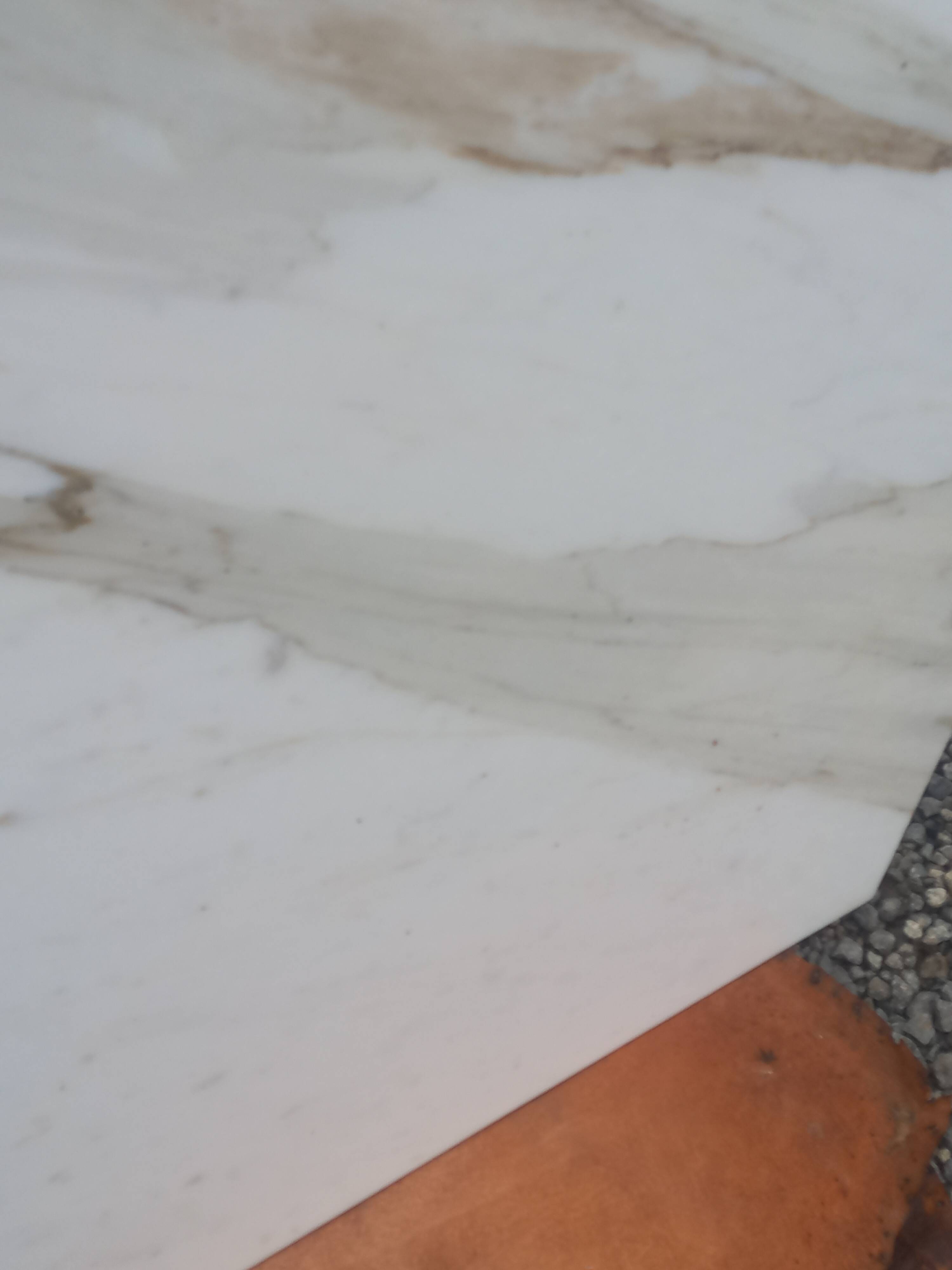 Table design en marbre des années 70