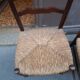 Lot de 4 chaise paillage