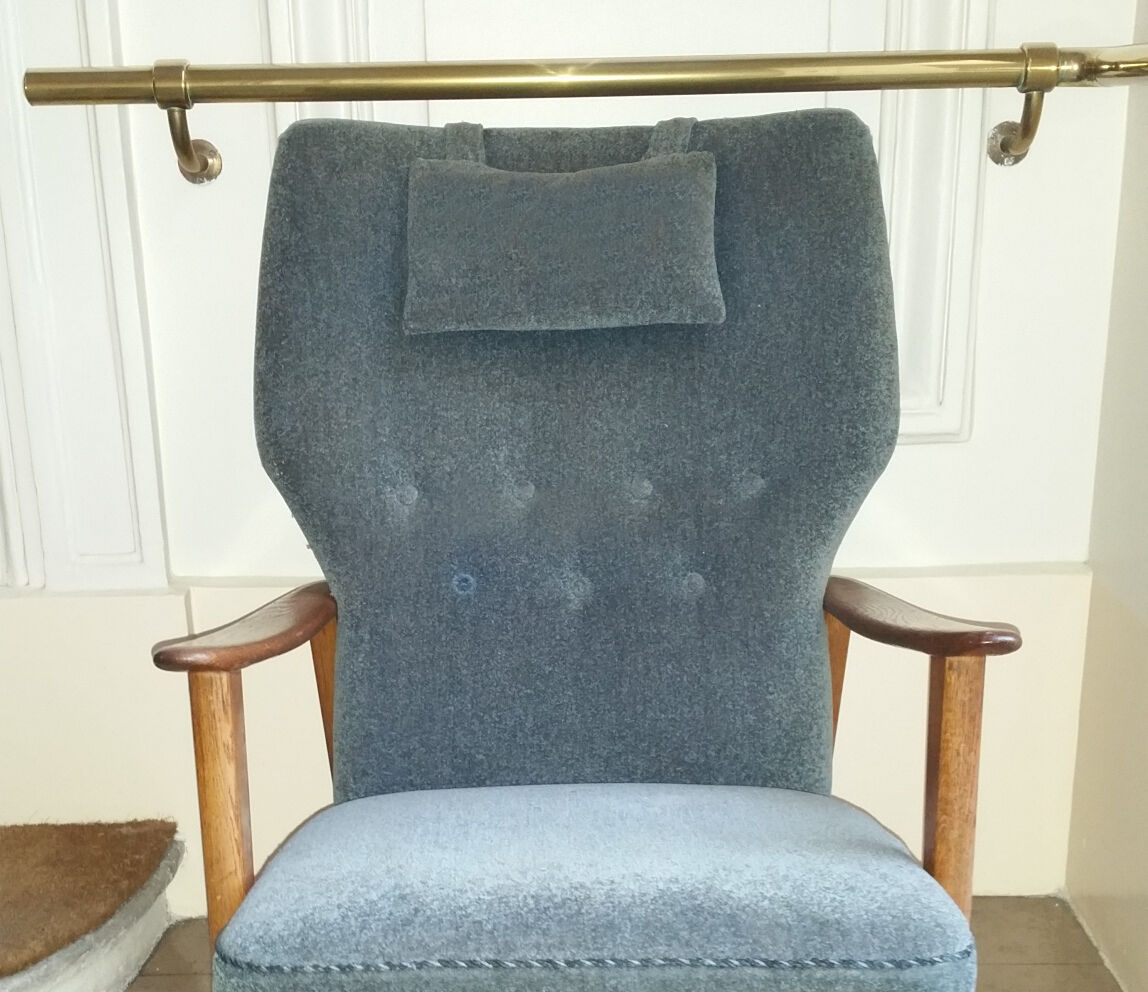 Chair Scandinavian flesh easy Swedish of Folke Ohlsson to DUX DUXELLO vintage 50s 60s