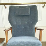 Chair Scandinavian flesh easy Swedish of Folke Ohlsson to DUX DUXELLO vintage 50s 60s