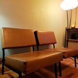 Trio de chauffeuses modulables dlg P.Guariche 1960's