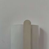 Vintage opaline glass wall light, Delmas France 1970