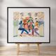Nick Orsborn — Quartet — Vintage British Art Print, 1986