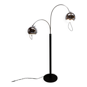 Double arch floor lamp, 1970s