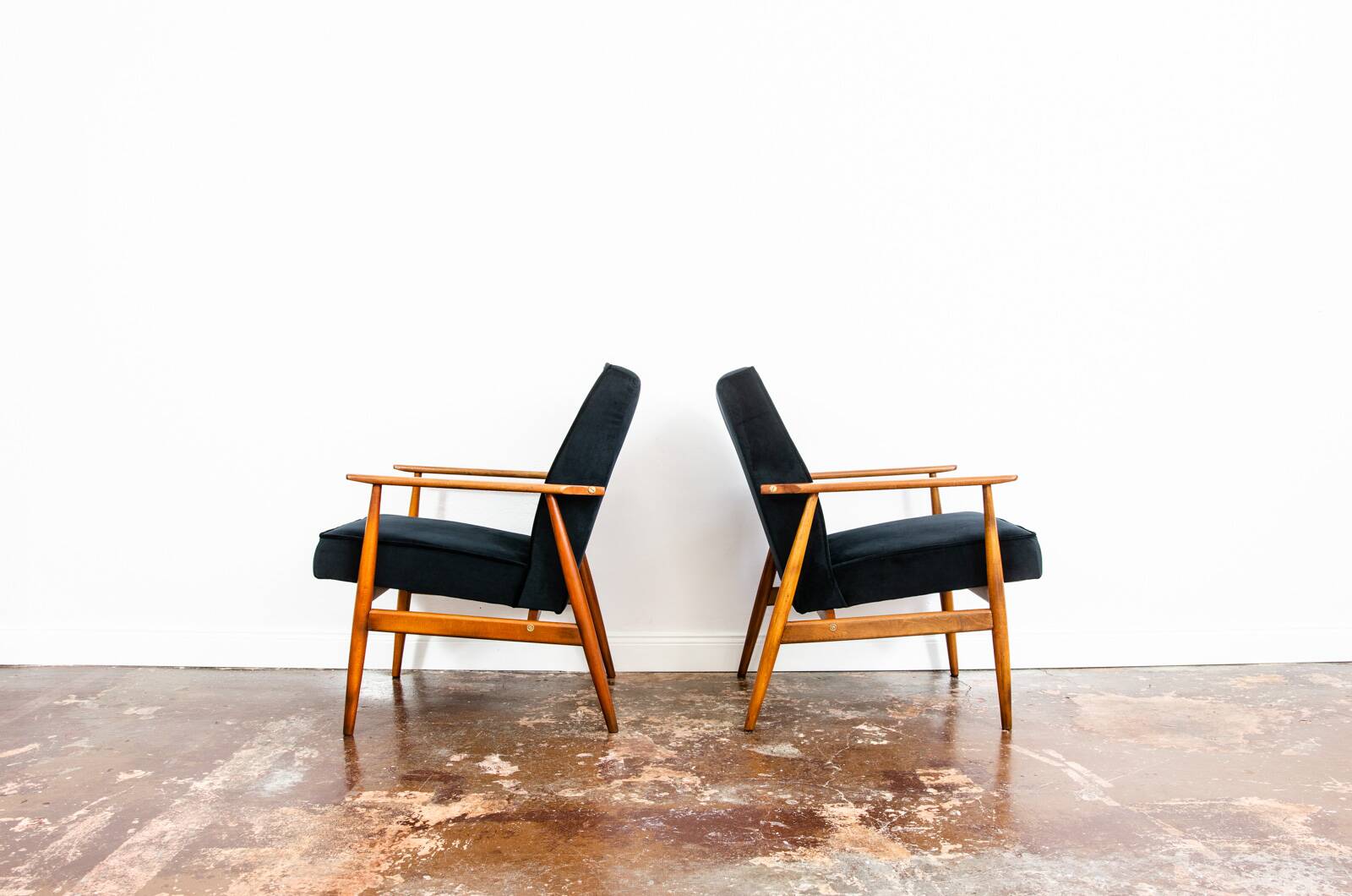 Armchairs by H. Lis, 1960s, Set of 2