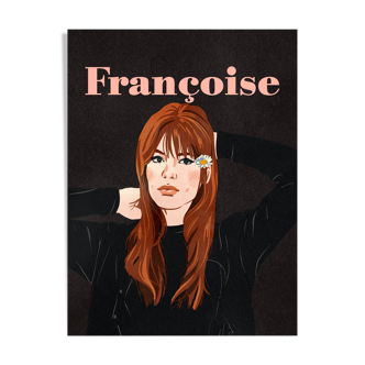 Françoise Hardy illustration A3