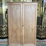 Solid oak binder cabinet