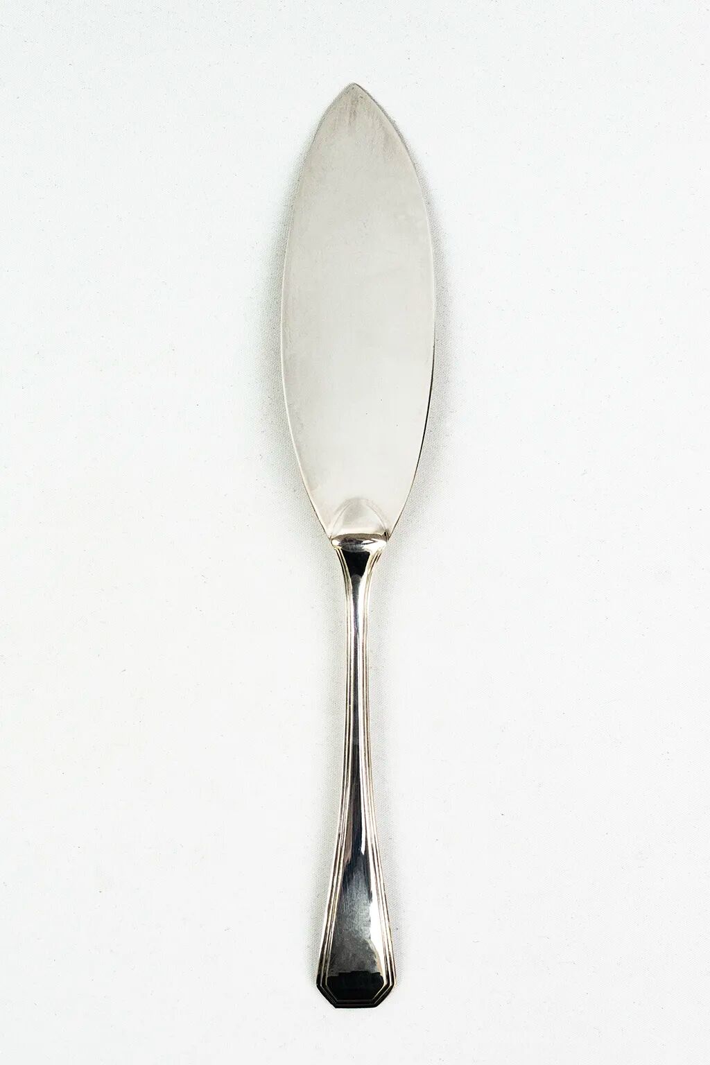 Christofle America silver-plated fish service cutlery, Luc Lanel