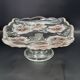 Vintage glass display stand "Pansy Bouquet Pink" — Studio Nova by Mikasa