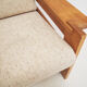 Solid oak Danish lounge chair
