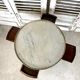 Louis XVI style mahogany hot water bottle table