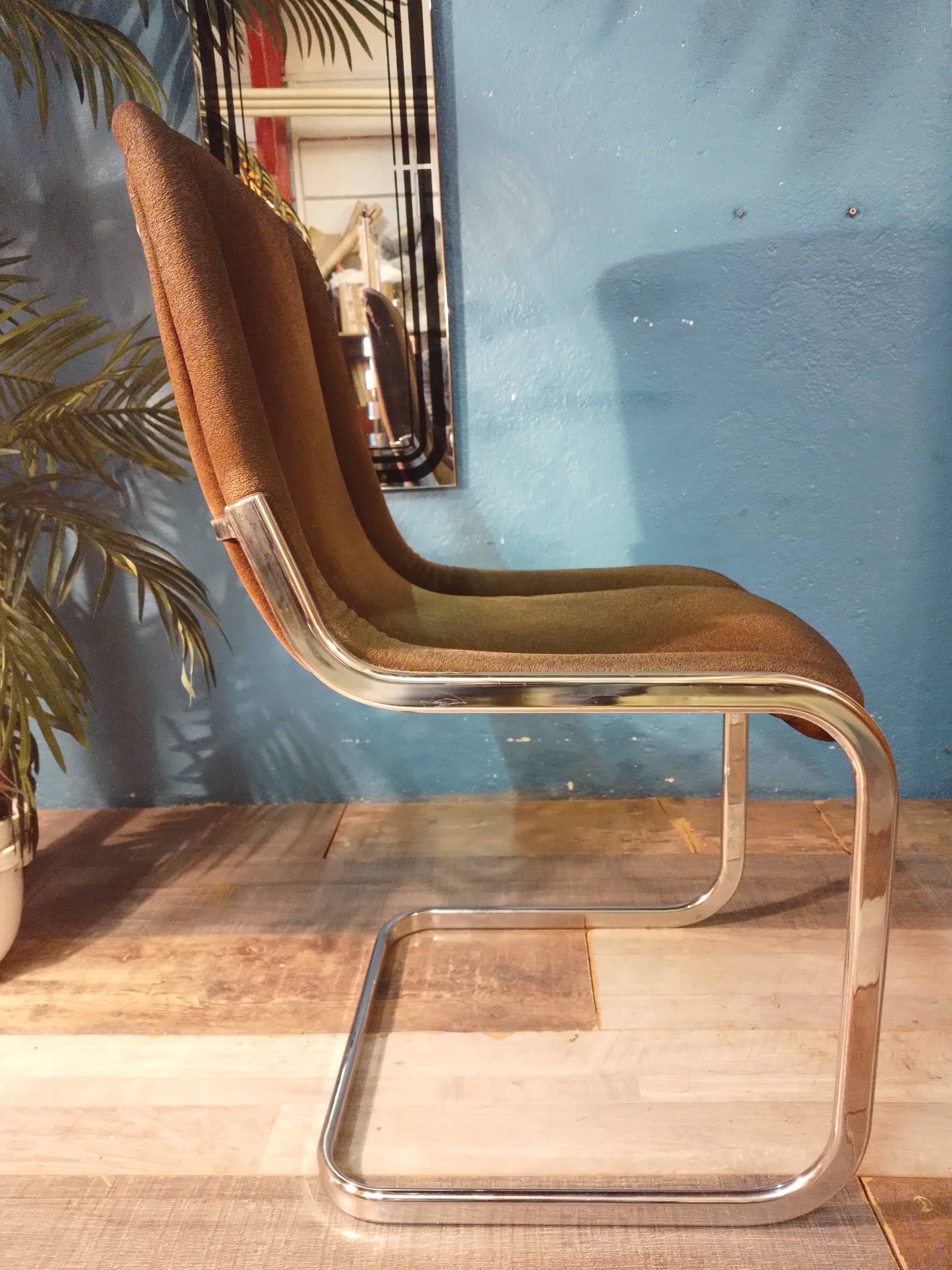 Italian coffee table + 6 chairs 1970s