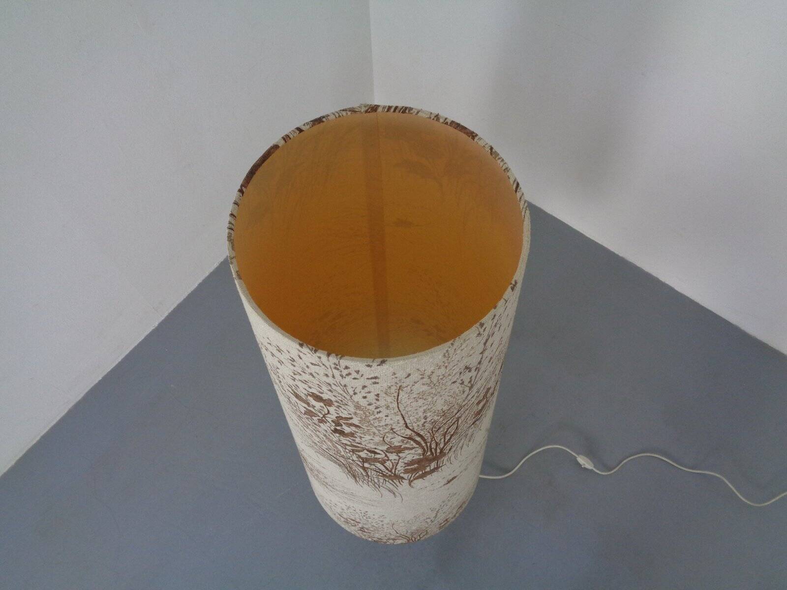 Large ceramic floor lamp by Peter Delius for Hamelner Töpferei, 1960s.