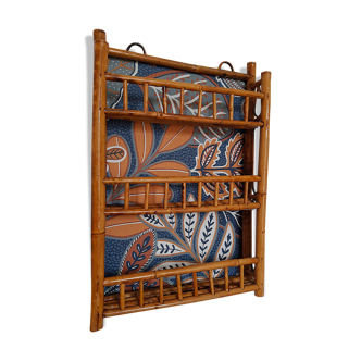 Vintage bamboo spice shelf restyled