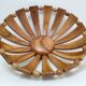 Fruit cup in olive wood vintage design