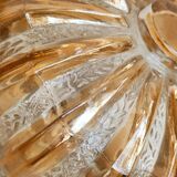 Ceiling lamp or sun wall lamp in iridescent glass