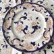 6 Mason's Terre de Fer English earthenware plates with Mandarin Mandalay decor