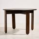 Hungarian Pine Dining Set by Mária Szedleczky, 1970s, Set of 5