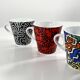 Set of 6 Keith Haring mugs for Tognana, 1990