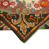 Handmade Vintage Moldov Black Kilim 210 cm x 320 cm - 23260