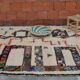 Tapis berbère abstrait fait main 263 x 150 cm