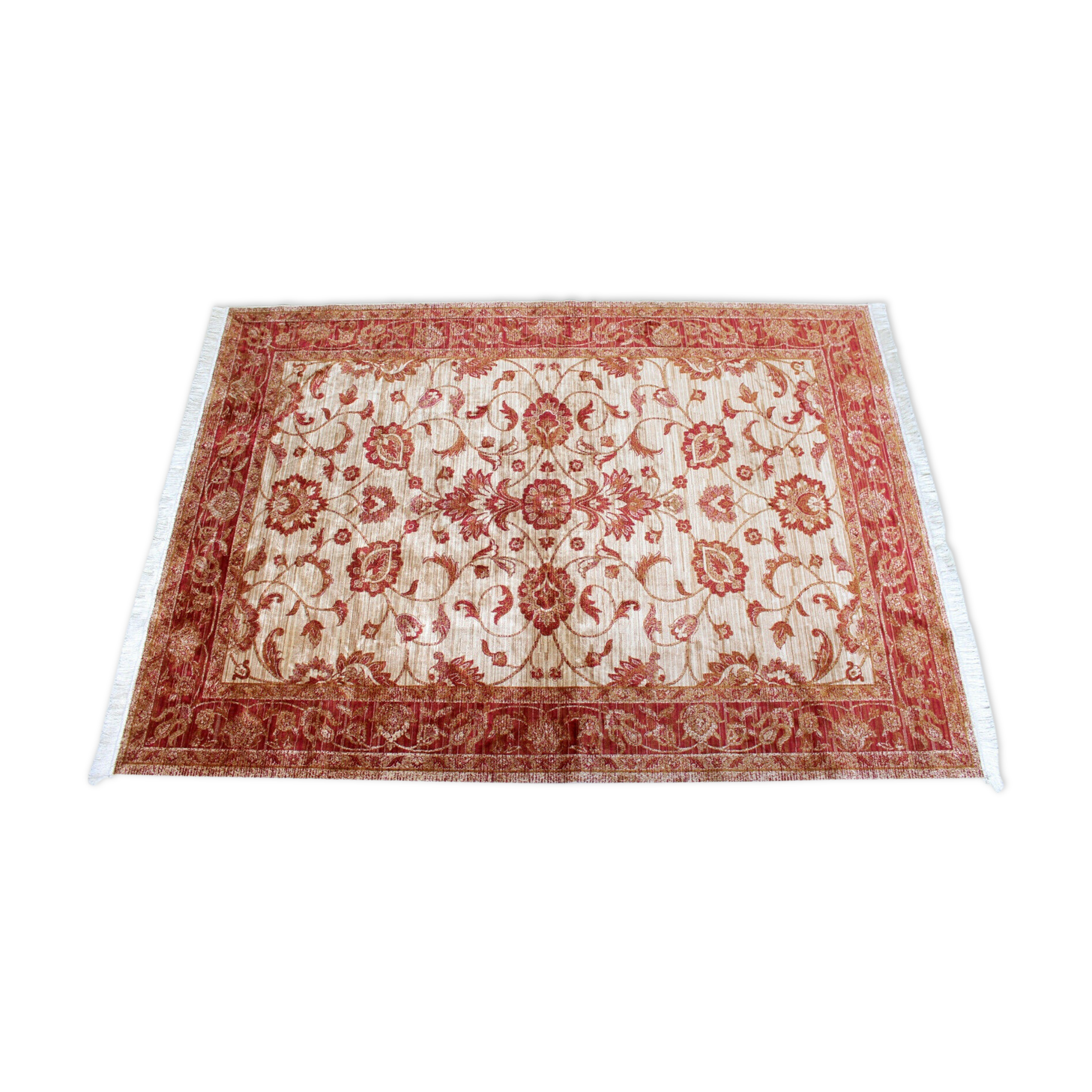 Ziegler fringed carpet 201x282cm