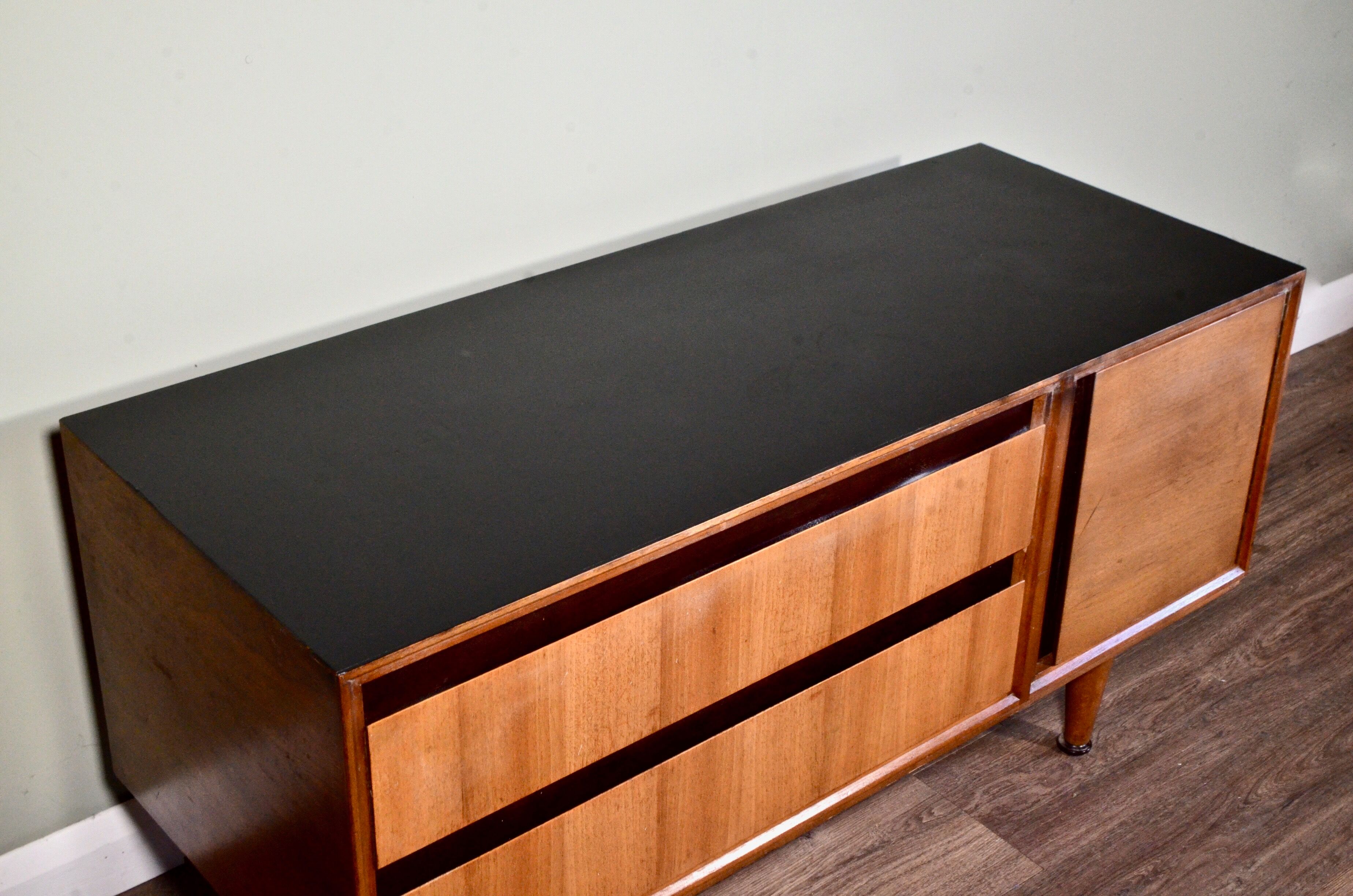 Midcentury petite sideboard cabinet in teak from Meredew