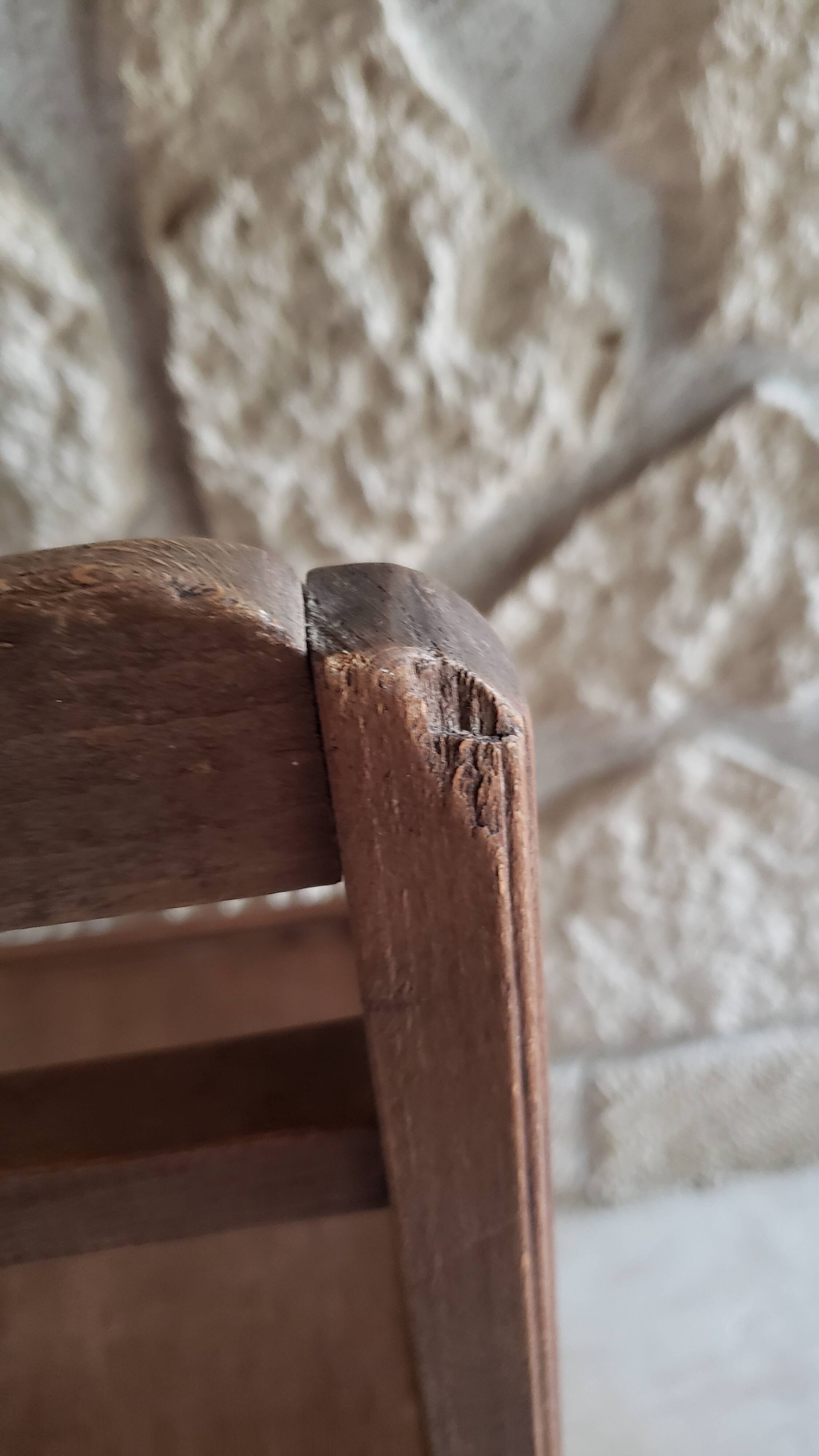 Solid wood school chair