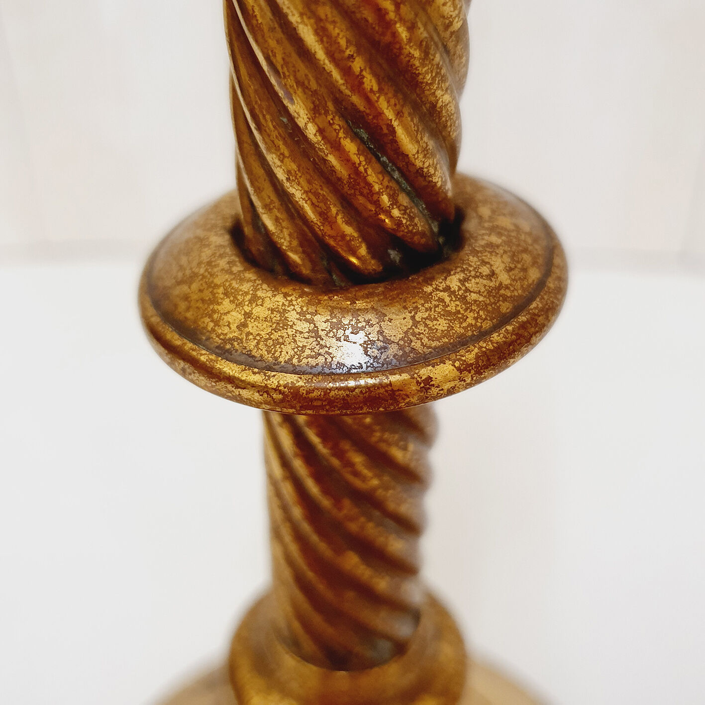 Brass church candle holder
