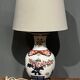 Lampe, porcelaine, peinte à la main