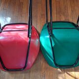 Suite of 5+1 shell chairs Pierre Guariche 1960
