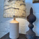 Ceramic wool lamp from the 1960s.