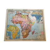Geographical School of Africa map