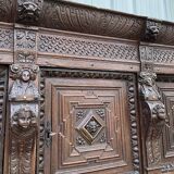 Meuble Style Renaissance En Chêne Massif, Début XIXe Siècle