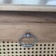 Bar cabinet / Sideboard in oak & natural caning – 1950s
