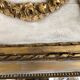Trumeau/Louis XVI style mirror/Golden wood & stuff/Beveled glass/c1920
