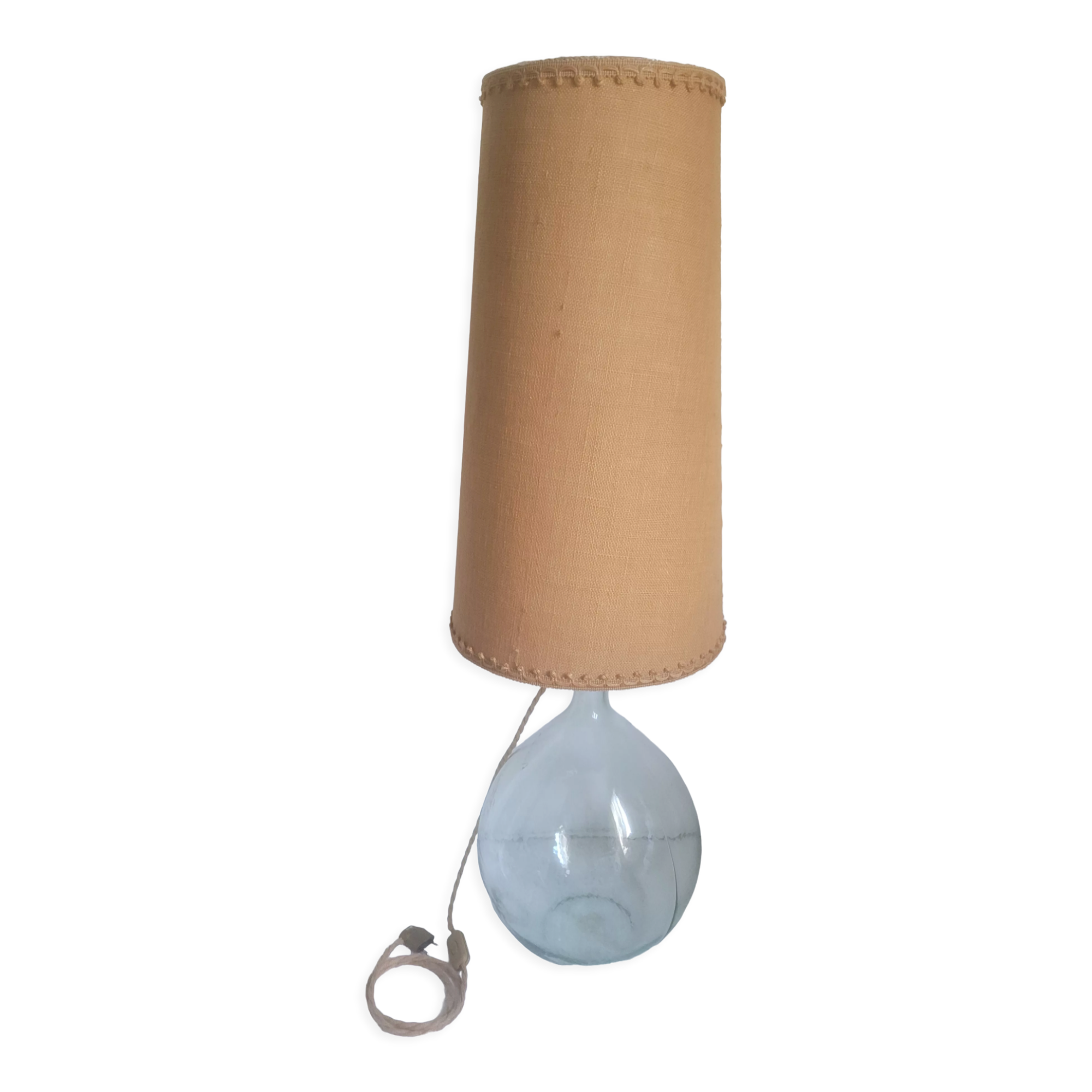 Floor lamp lady jeanne lampshade jute