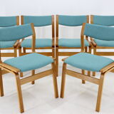 1960s Set of 6 Bentwood Dining Chairs, Denmark