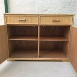 Vintage rattan sideboard