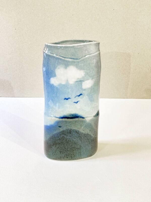 Vase en céramique de Virebent, design de Claire Debril