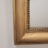 Grand miroir mercure Louis Philippe 129 x 72 cm doré ancien
