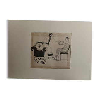 Chazelle art deco drawing