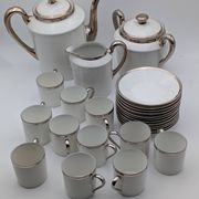 Prestigious coffee service – Bernardaud & Cie (B & Cie) Limoges – 26 pieces