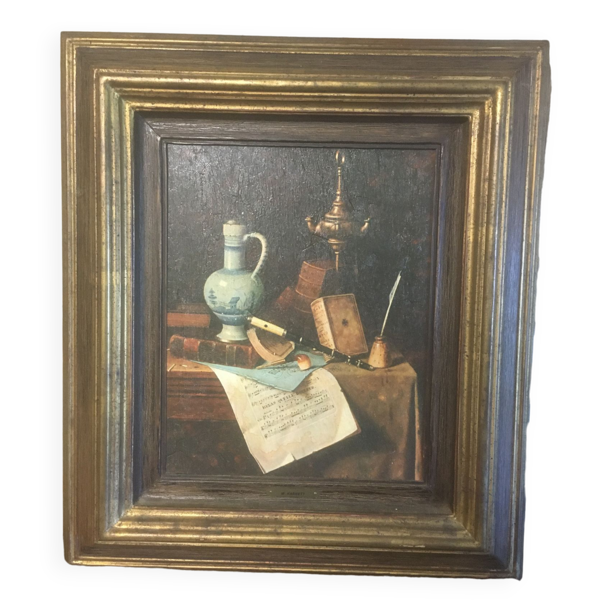 Nature morte sur bois 40x35