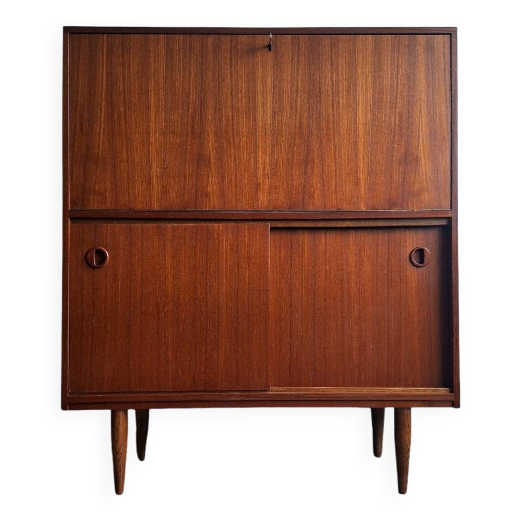 Vintage teak sideboard and secretary