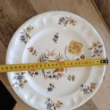 Plate Reproduction 18th Moustiers signed
